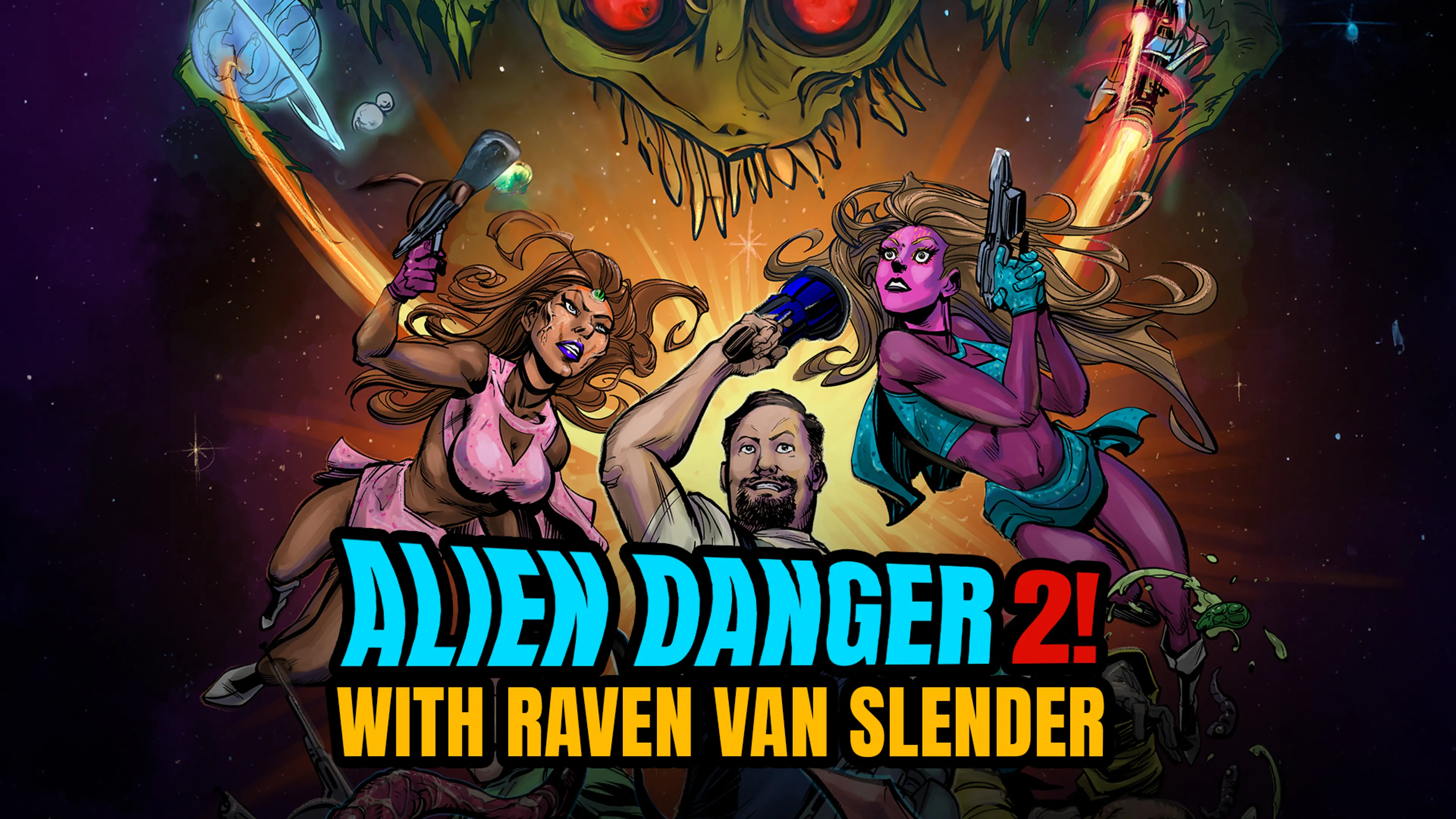 Alien Danger 2! With Raven Van Slender poster